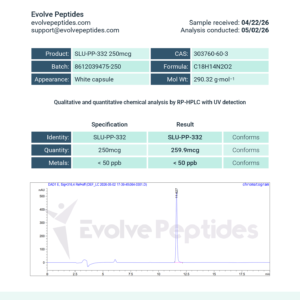 SLU-PP-332 Capsules – 250 mcg x 100 Capsules